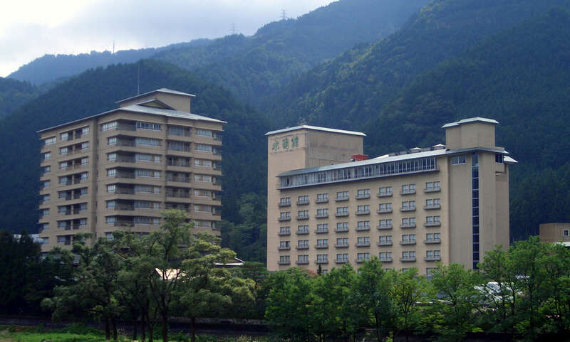 下呂温泉　水明館（全景）　画像提供：水明館