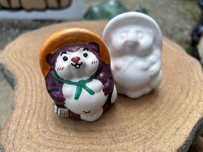 和歌山市内ルート発】 選べるお持ち帰り付！信楽たぬき上絵付け体験と