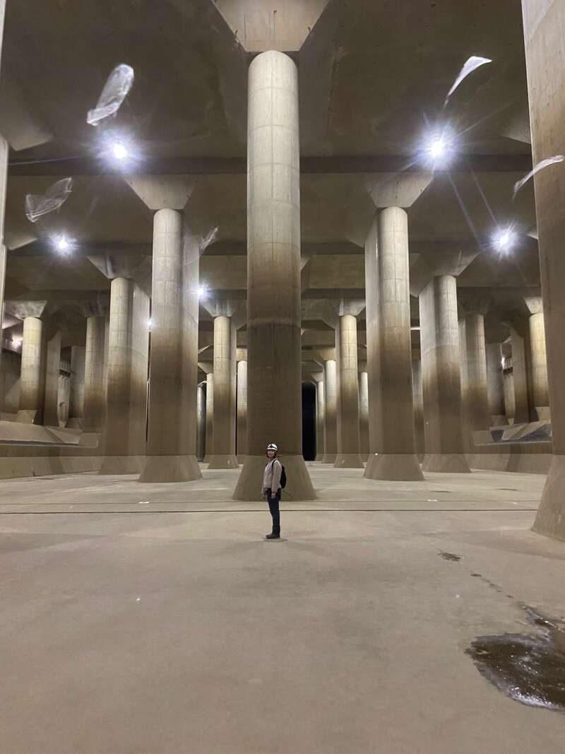 首都圏外郭放水路（イメージ）　提供元：読売旅行