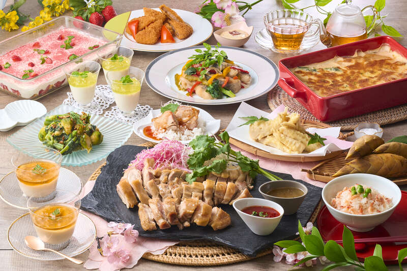 春シーズン料理（イメージ）　提供元：GENSEN HOLDINGS株式会社 