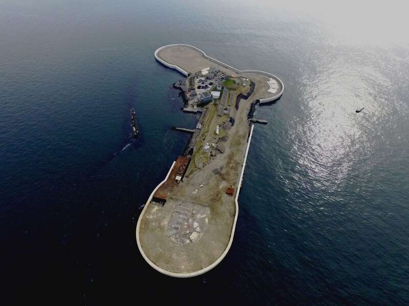 第二海堡 全景　提供元：東京湾湾口航路事務所/トライアングル